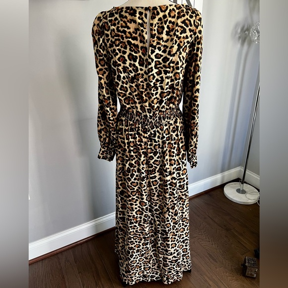 LOFT Leopard Print Maxi Dress - Picture 7 of 12